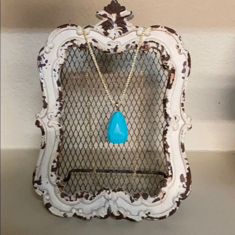 36” Kendra Scott Turquoise pendant
